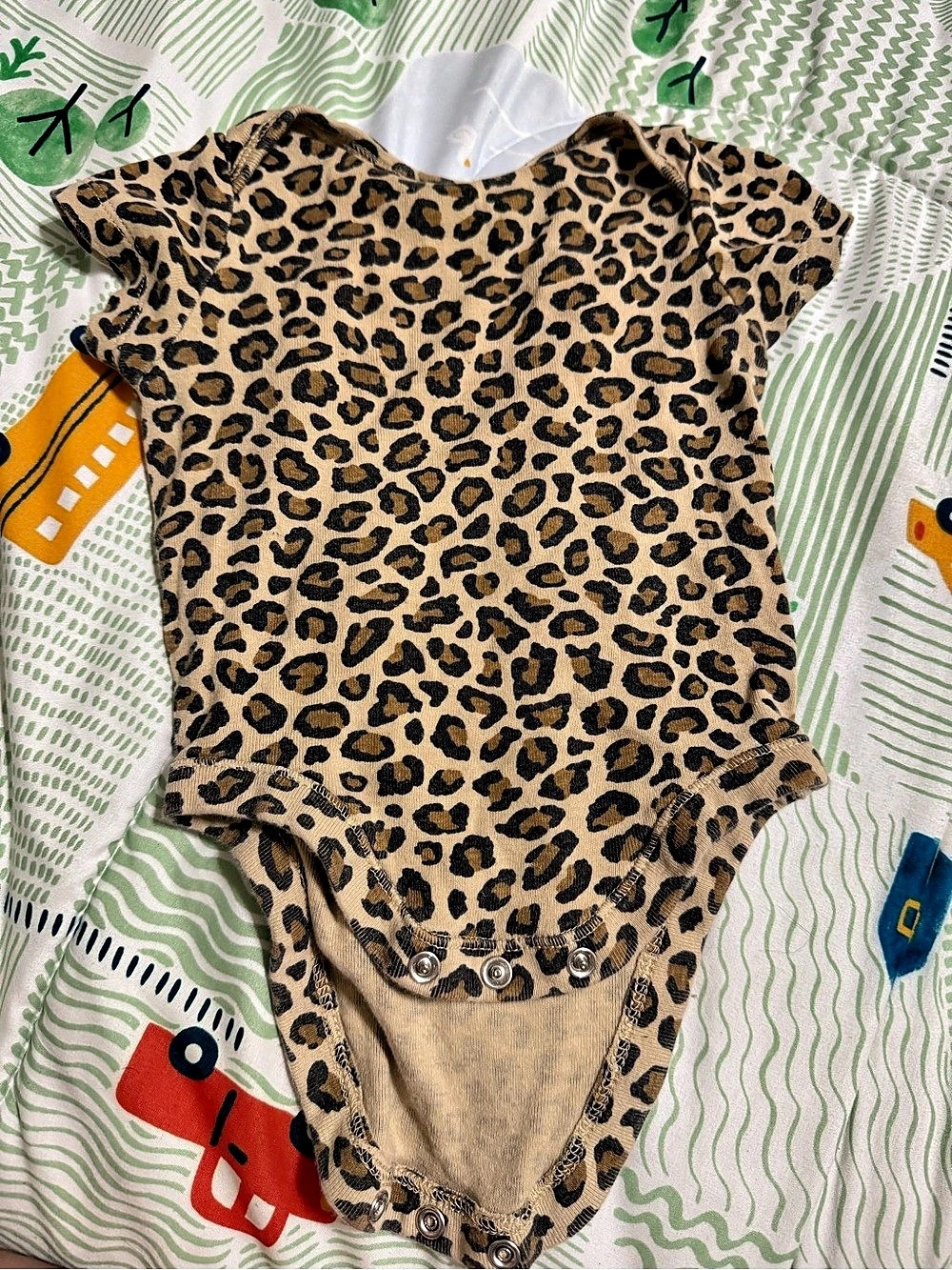 Leopard Print Baby Bodysuit